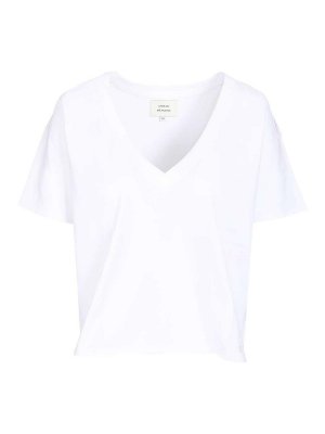 LOULOU STUDIO: Camisetas - Camiseta - Blanco