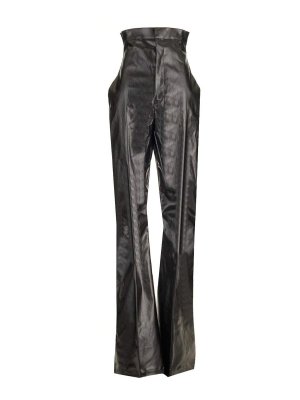 RICK OWENS: Lederhosen - Lederhose - Schwarz