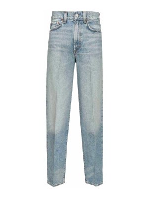 AGOLDE: Straight Leg Jeans - Straight Leg Jeans - Hellblau