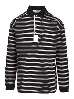 BOTTEGA VENETA: polo shirts - Striped Polo Shirt