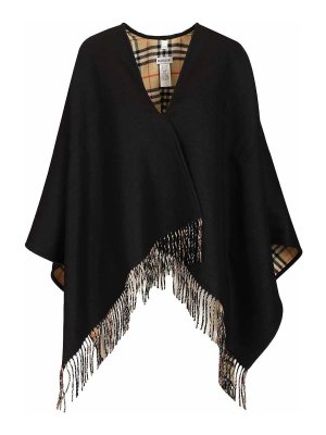 BURBERRY: Mantelle e poncho - Reversible Cape