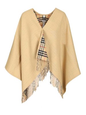 BURBERRY: Mantelle e poncho - Reversible Cape