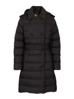 BURBERRY: padded jackets - Medium Down Jacket With Hood