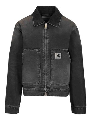 CARHARTT: Chaquetas denim - Chaqueta Vaquera - Negro