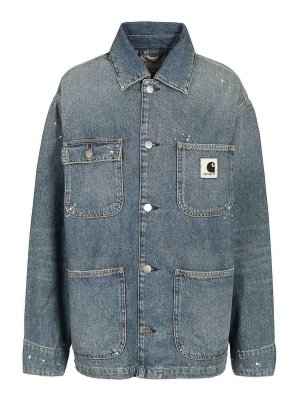 CARHARTT: Chaquetas denim - Chaqueta Vaquera - Azul