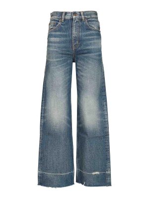 CHLOE': Bootcut - Bootcut Jeans - Blau