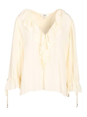 CHLOE': Camisas - Camisa - Blanco