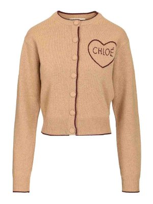 CHLOE': Cárdigans - Cárdigan - Marrón