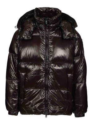 DIESEL: padded jackets - Quilted Taslan Down Jacket