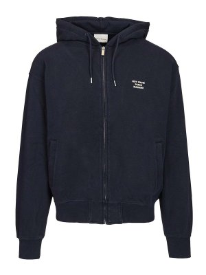 DRÔLE DE MONSIEUR: Sweatshirts & Sweaters - Slogan Zip Sweatshirt