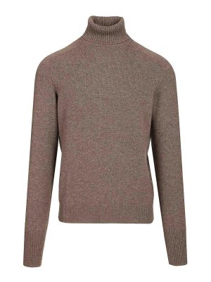 FEDELI: Rollkragenpullover  und Polo-Ausschnitt - Rollkragenpullover - Braun