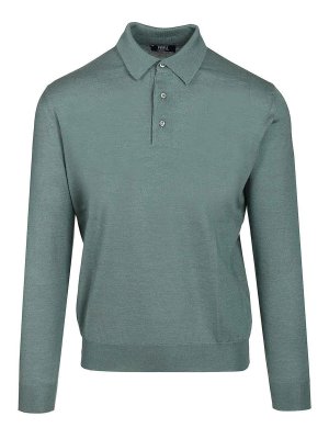 FEDELI: Poloshirts - Poloshirt - Grün