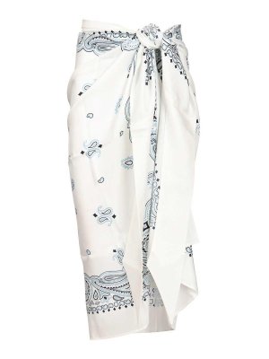 SALVATORE FERRAGAMO: Jupes longues - Jupe Longue - Bleu Clair