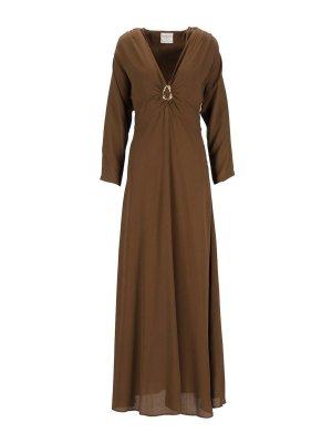FORTE FORTE: Maxikleider - Maxikleid - Braun
