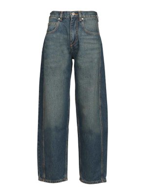 ISABEL MARANT: ストレートジーンズ - ストレートジーンズ - ブルー