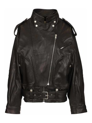 ISABEL MARANT: Lederjacken - Lederjacke - Schwarz