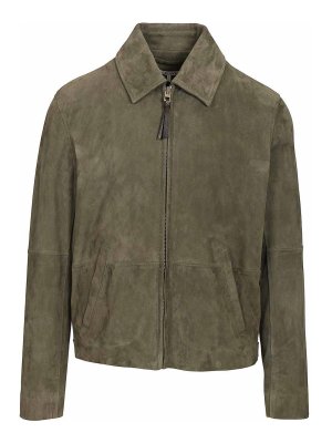 LOEWE: leather jacket - Lightweight Suede Lambskin Jacket