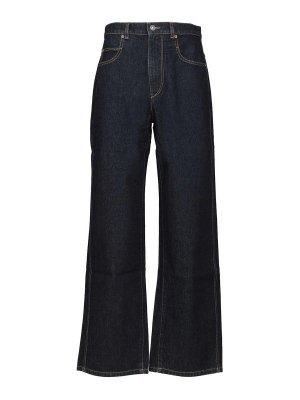 ISABEL MARANT: leather trousers - Jameson Jeans
