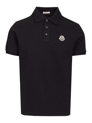 MONCLER: Polos - Polo - Negro