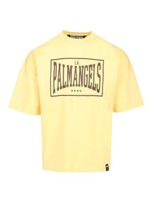 Palm Angels: Camisetas - Camiseta - Amarillo