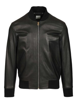 PAUL SMITH: bombers - Lambskin Bomber Jacket