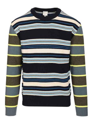 PAUL SMITH: crew necks - Striped Sweater