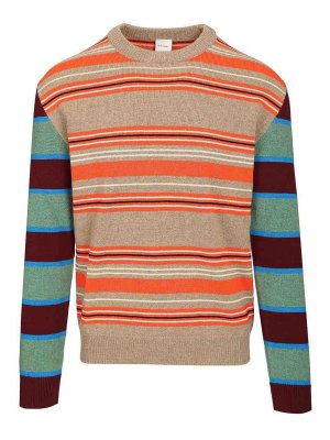 PAUL SMITH: crew necks - Striped Sweater