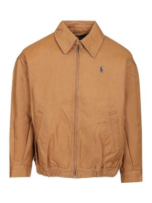 POLO RALPH LAUREN: カジュアルジャケット - カジュアルジャケット - ブラウン