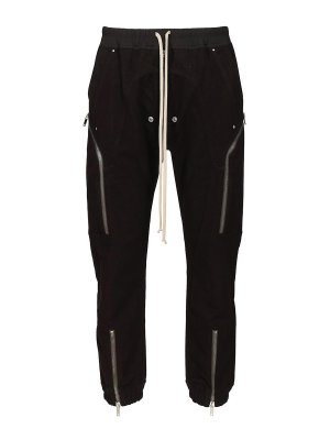 RICK OWENS: カジュアルトラウザー - カジュアルパンツ - 黒