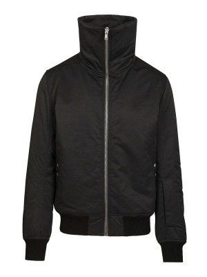 RICK OWENS: ボンバージャケット - ボンバージャケット - 黒
