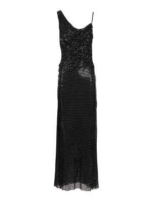 Self Portrait: Vestidos largos - Vestido Largo - Negro