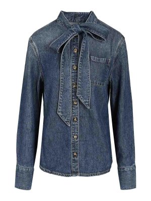 Self Portrait: camicie - Camicia Con Fiocco