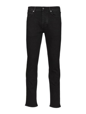 STONE ISLAND: Jeans pitillos - Vaqueros Pitillos - Negro