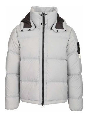 STONE ISLAND: Chaquetas y Chaquetones acolchados - Chaqueta Alcochada - Gris