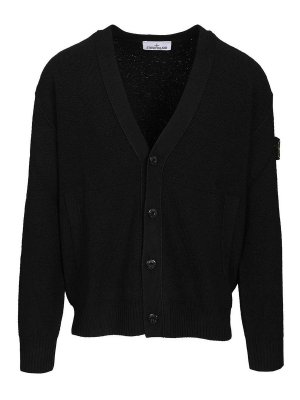 STONE ISLAND: Cardigans - Cardigan - Schwarz