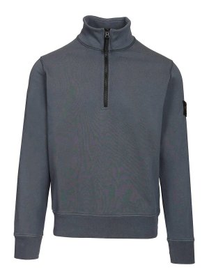 STONE ISLAND: スウェット＆セーター - スウェットシャツ/セーター - ブルー