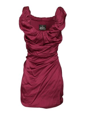 VIVIENNE WESTWOOD: Vestidos cortos - Vestido Corto - Rojo Oscuro