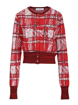 VIVIENNE WESTWOOD: Cárdigans - Cárdigan - Rojo