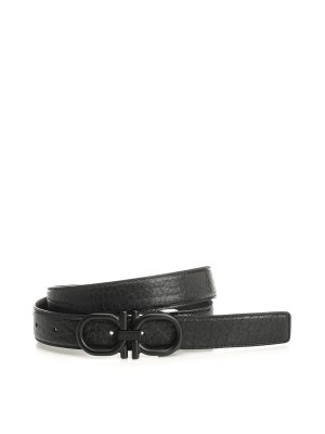 SALVATORE FERRAGAMO: Gürtel - Gürtel - Schwarz