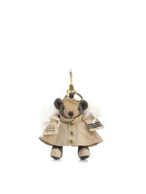 BURBERRY: キーホルダー - キーホルダー - ベージュ