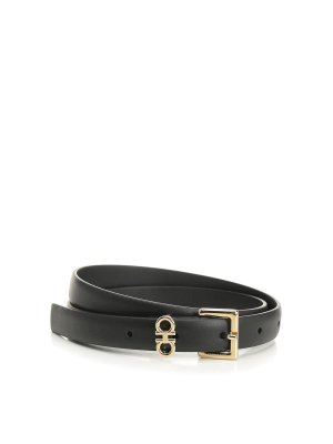 SALVATORE FERRAGAMO: Gürtel - Gürtel - Schwarz