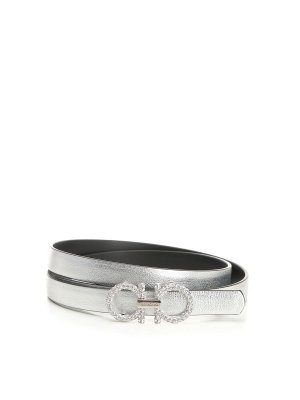SALVATORE FERRAGAMO: Cinturones - Cinturón - Gancini