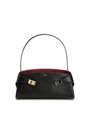 SALVATORE FERRAGAMO: Schultertaschen - Schultertasche - Schwarz