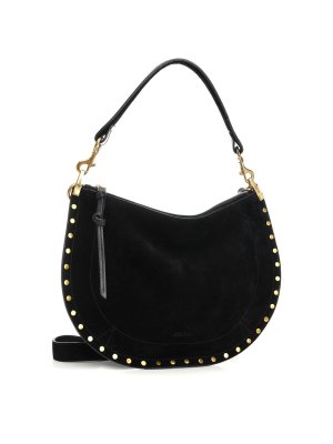ISABEL MARANT: shoulder bags - Oskan Suede Hobo Bag