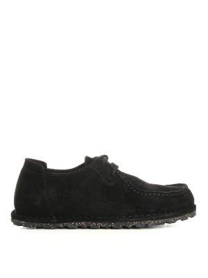 BIRKENSTOCK: レースアップシューズ - 編み上げ靴 - 黒