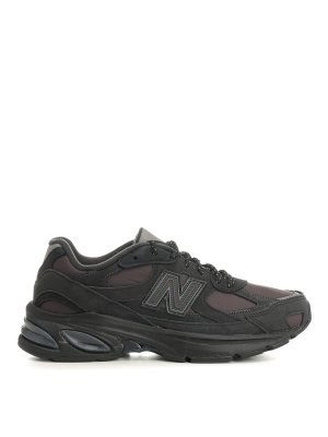 NEW BALANCE: sneakers - 2010 Scneaker in pelle scamosciata e rete