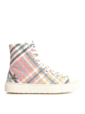 VIVIENNE WESTWOOD: レースアップシューズ - 編み上げ靴 - マルチカラー