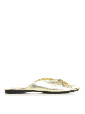 LOEWE: flip flops - Pebble Slide