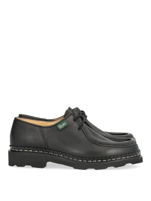 PARABOOT: レースアップシューズ - 編み上げ靴 - 黒