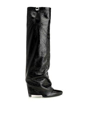 The Attico: boots - Leon Black Boot